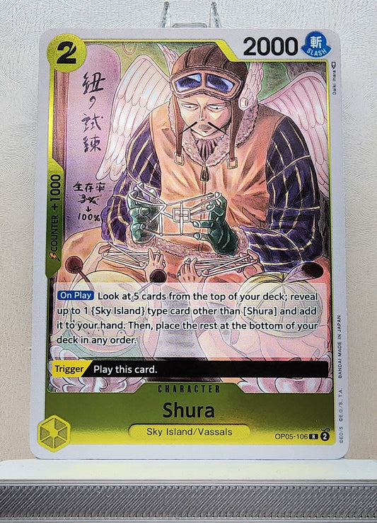 One Piece English! 1x Shura (OP05-106 - Rare)