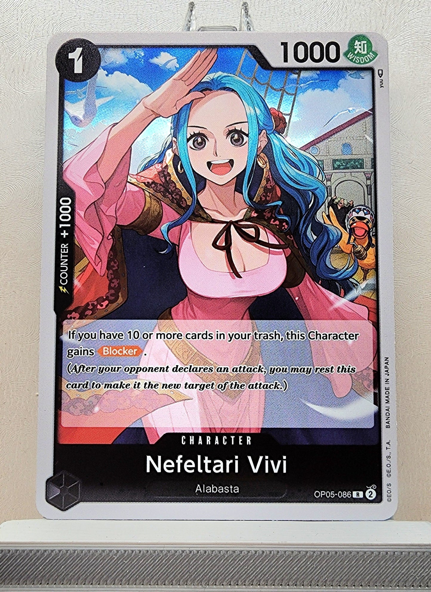 One Piece English! 1x Nefeltari Vivi (OP05-086 - Rare)