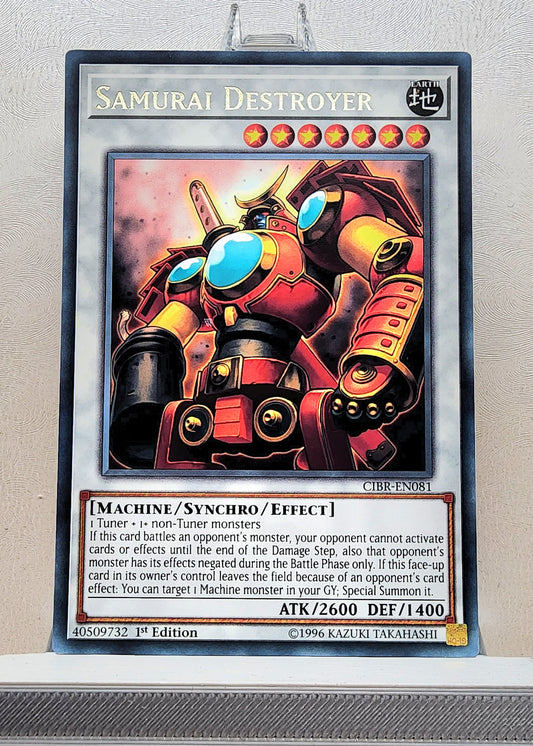 Yugioh! 1x Samurai Destroyer (CIBR - Rare) 1st/Unli Edition