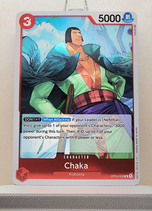 One Piece English! 1x Chaka (OP04-008 - Rare)