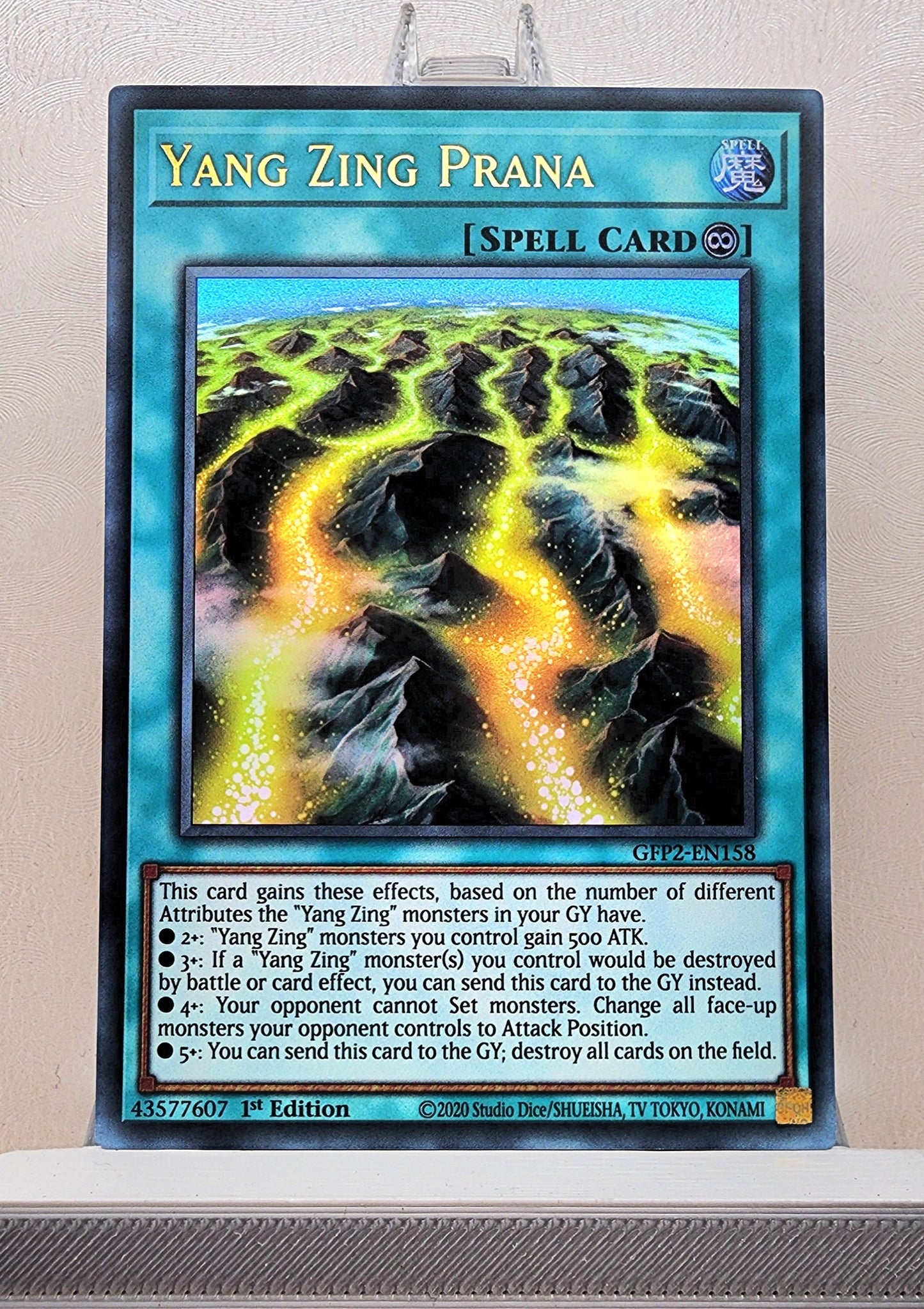 Yugioh! 1x Yang Zing Prana (GFP2 - Ultra Rare) 1st Edition