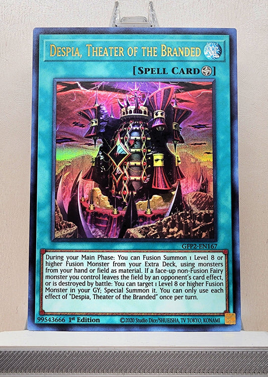 Yugioh! 1x Despia, Theater of the Branded (GFP2 - Ultra Rare) 1st Edition