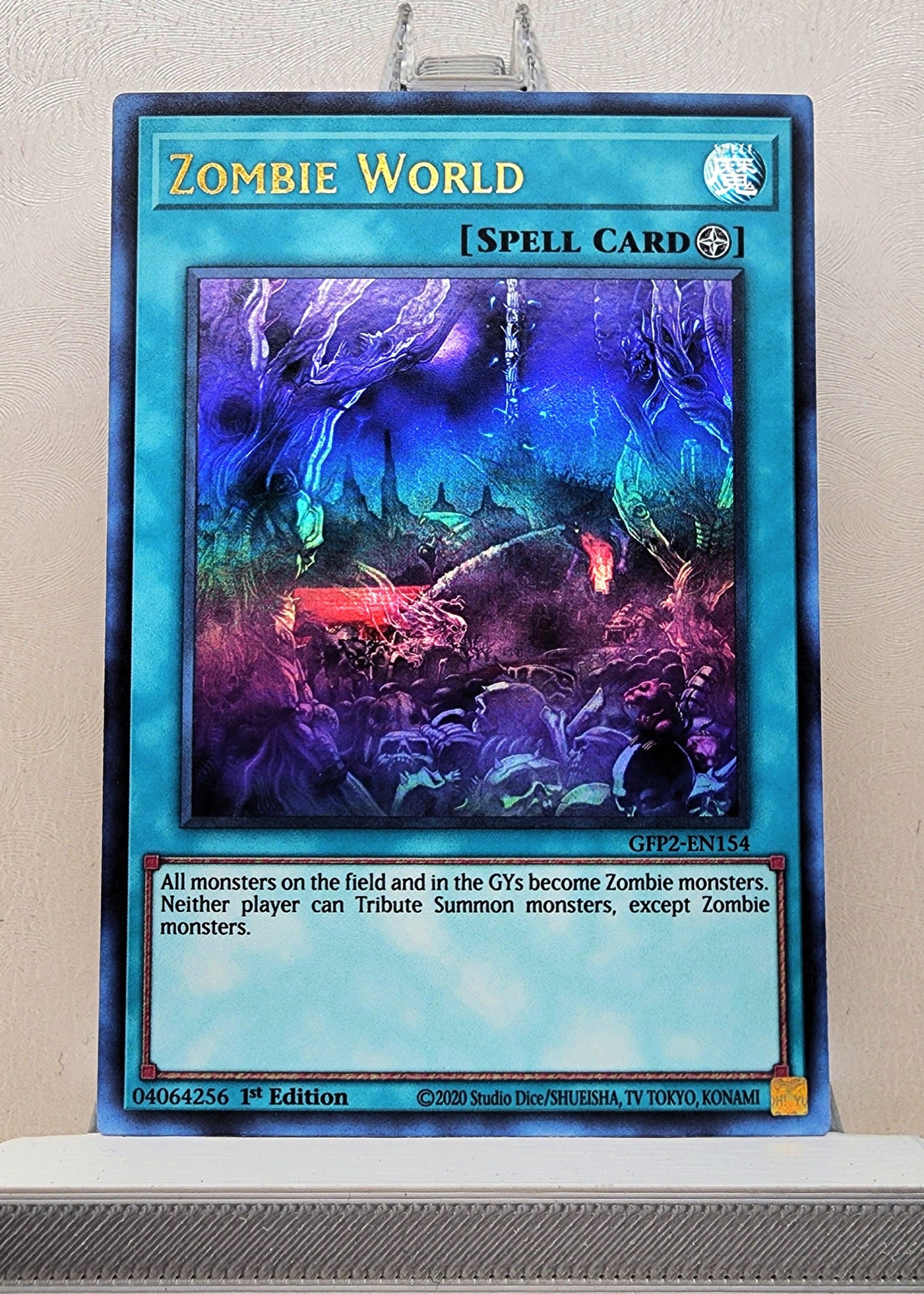 Yugioh! 1x Zombie World (GFP2 - Ultra Rare) 1st Edition