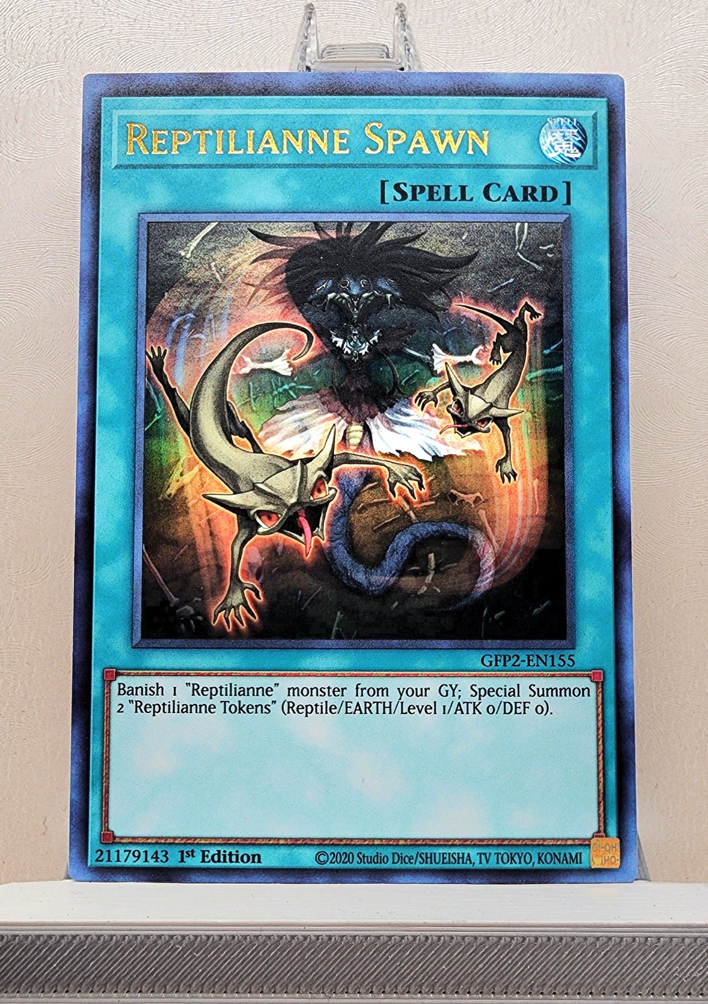 Yugioh! 1x Reptilianne Spawn (GFP2 - Ultra Rare) 1st Edition