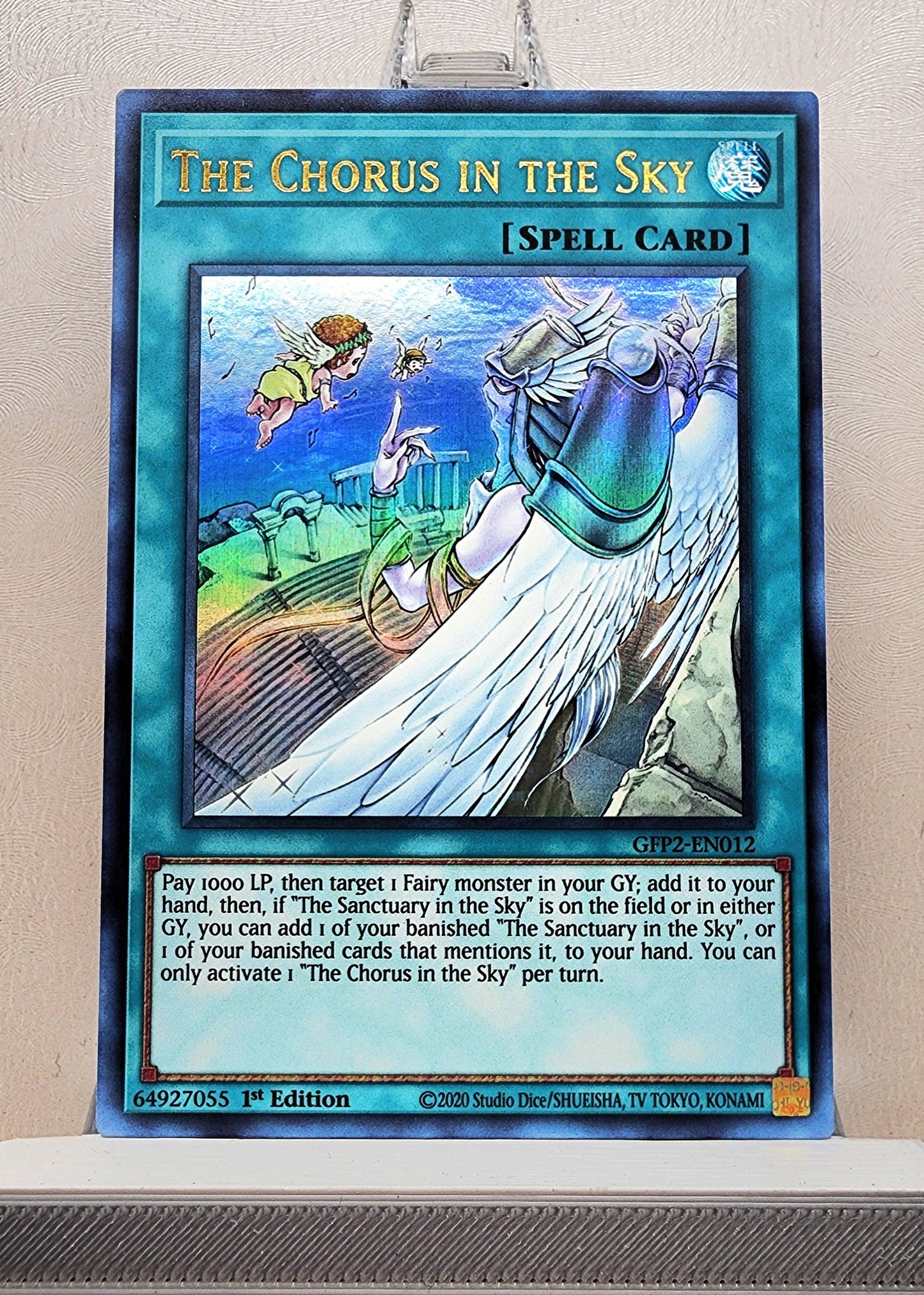 Yugioh! 1x The Chorus in the Sky (GFP2 - Ultra Rare) 1st Edition