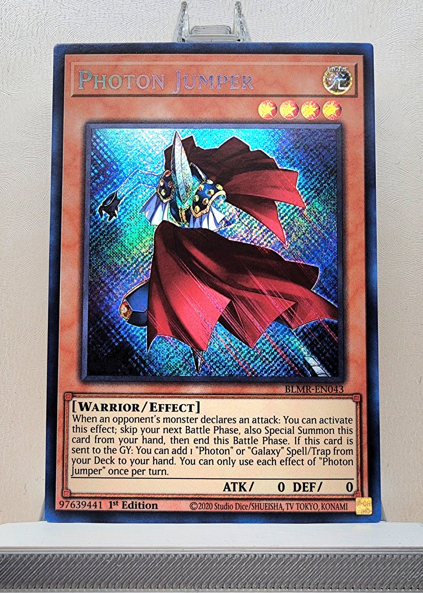 Yugioh! 1x Photon Jumper (BLMR - Secret Rare) 1st Edition