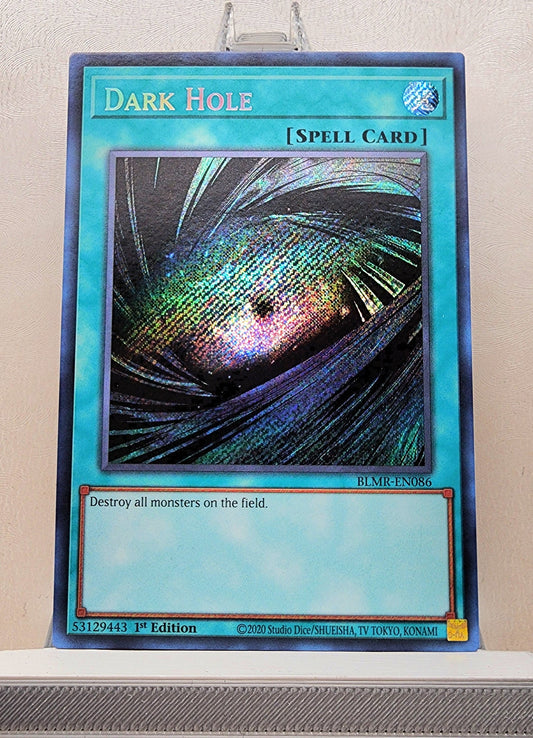 Yugioh! 1x Dark Hole (BLMR - Secret Rare) 1st Edition