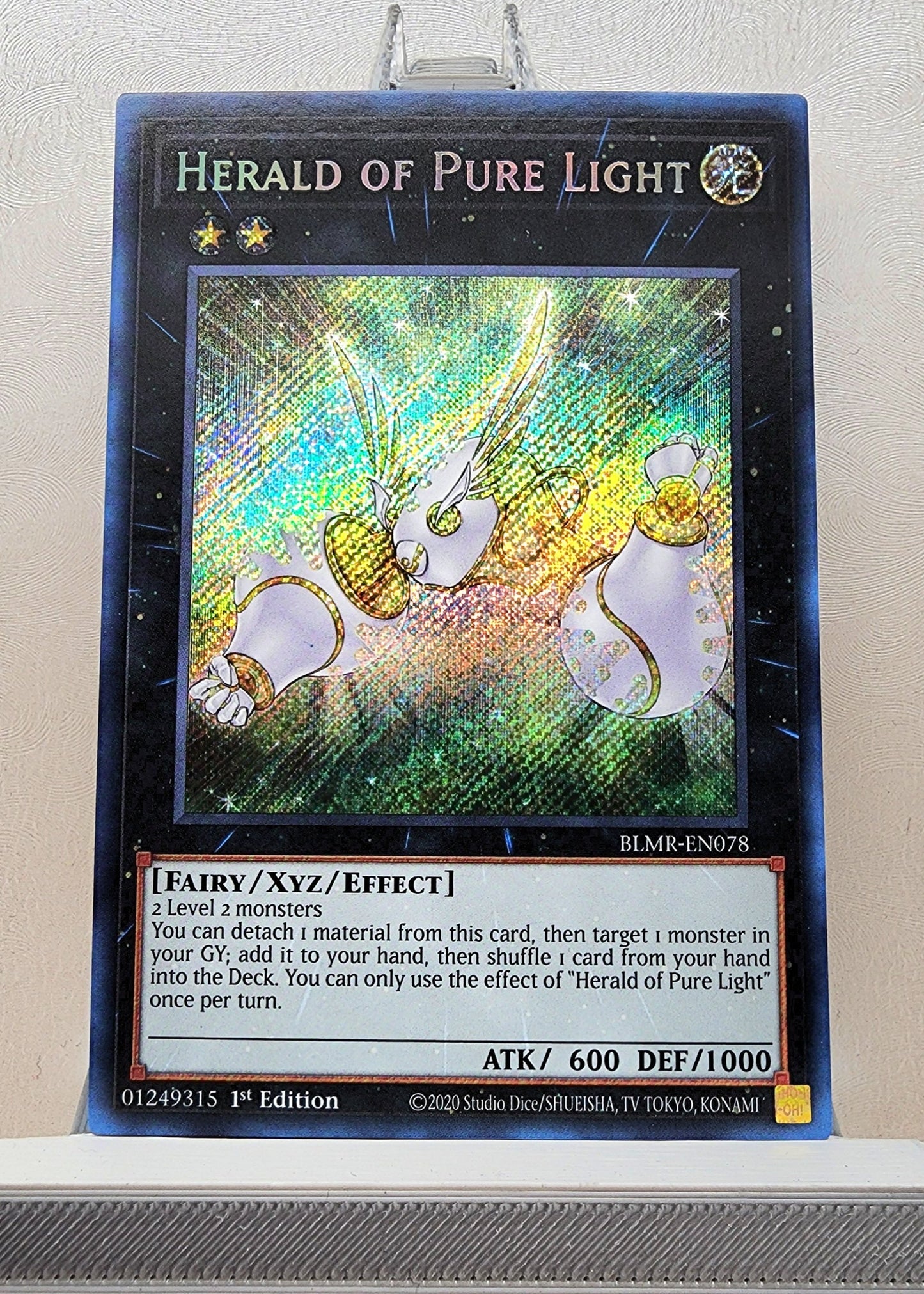 Yugioh! 1x Herald of Pure Light (BLMR - Secret Rare) 1st Edition