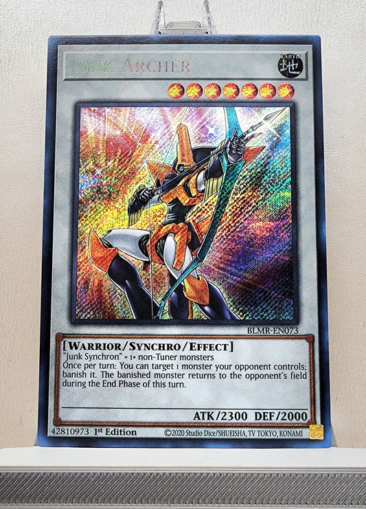 Yugioh! 1x Junk Archer (BLMR - Secret Rare) 1st Edition