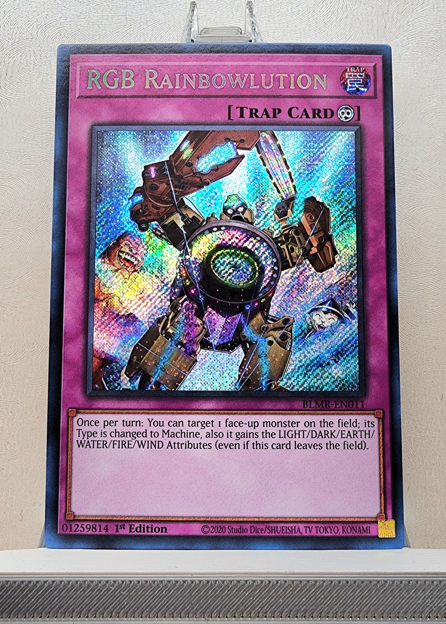 Yugioh! 1x RGB Rainbowlution (BLMR - Secret Rare) 1st Edition