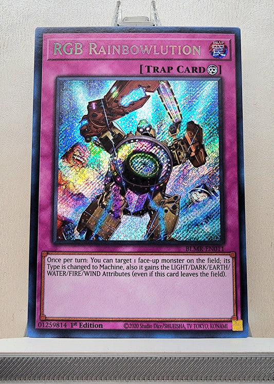 Yugioh! 1x RGB Rainbowlution (BLMR - Secret Rare) 1st Edition