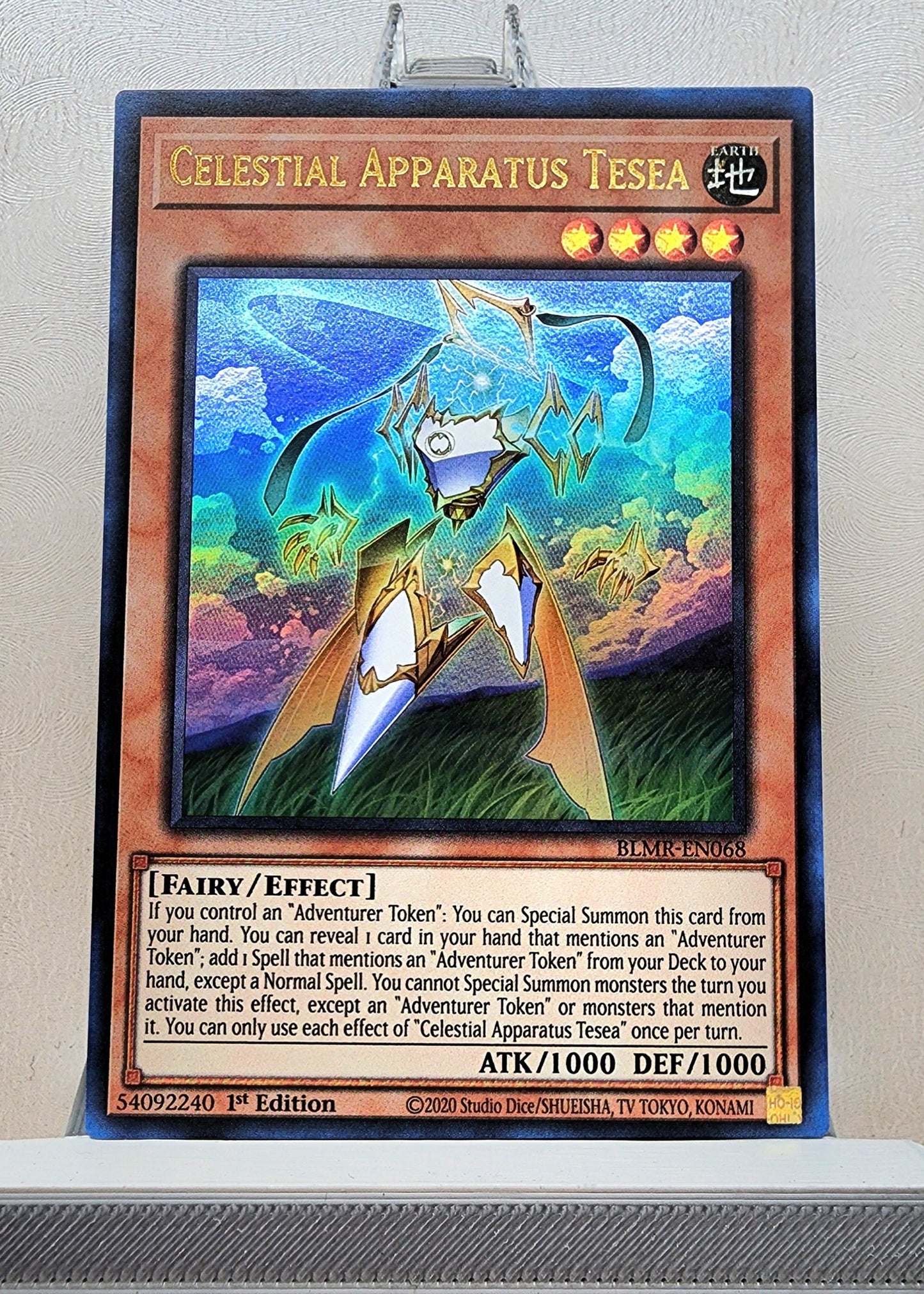 Yugioh! 1x Celestial Apparatus Tesea (BLMR - Ultra Rare) 1st Edition