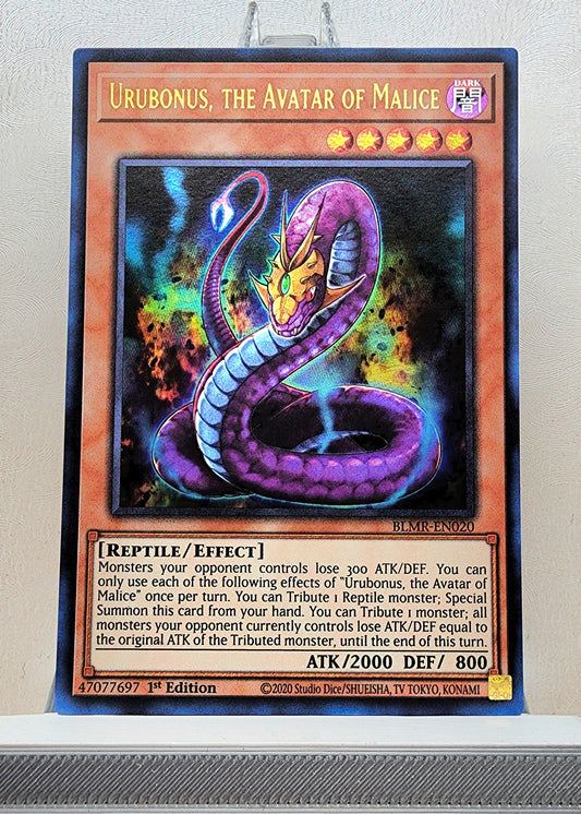 Yugioh! 1x Urubonus, the Avatar of Malice (BLMR - Ultra Rare) 1st Edition