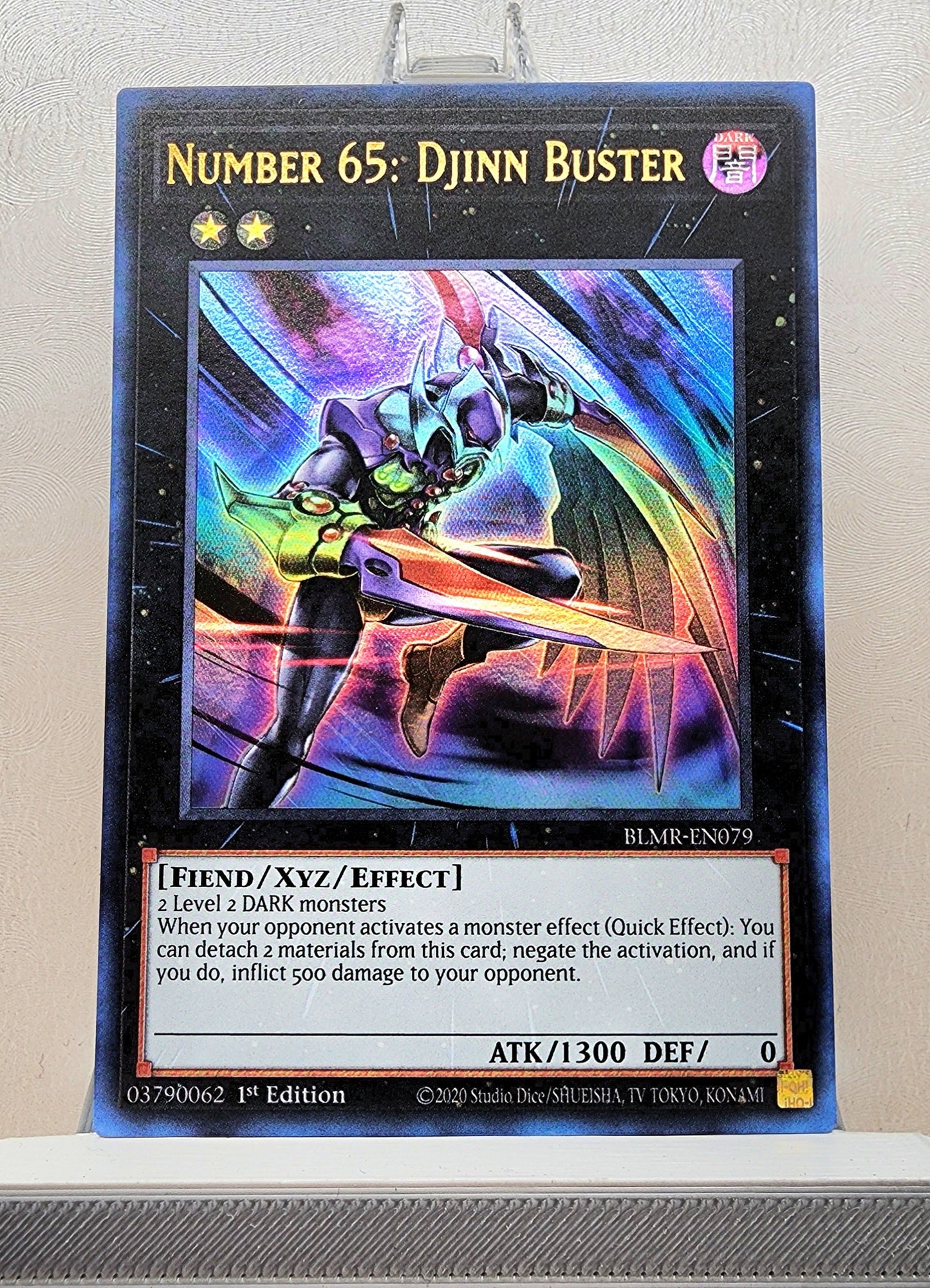 Yugioh! 1x Number 65: Djinn Buster (BLMR - Ultra Rare) 1st Edition