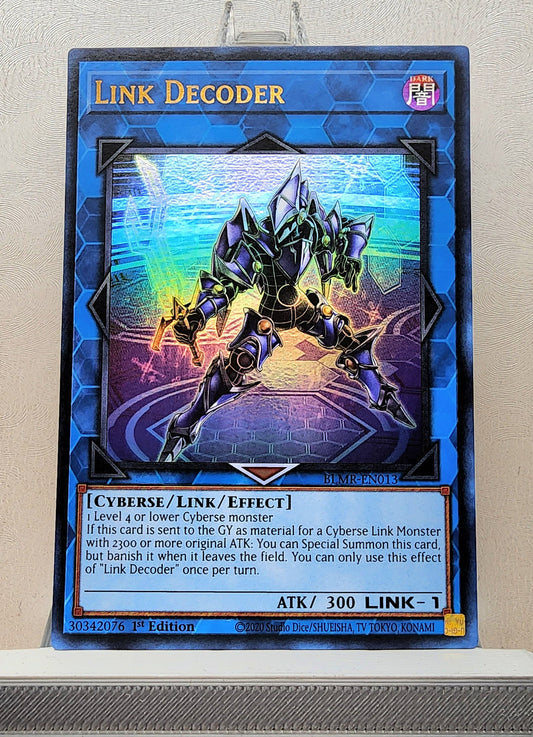 Yugioh! 1x Link Decoder (BLMR - Ultra Rare) 1st Edition