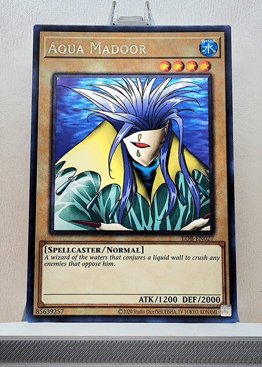 Yugioh! 1x Aqua Madoor 25th Anniversary (LOB - Rare) Unli Edition