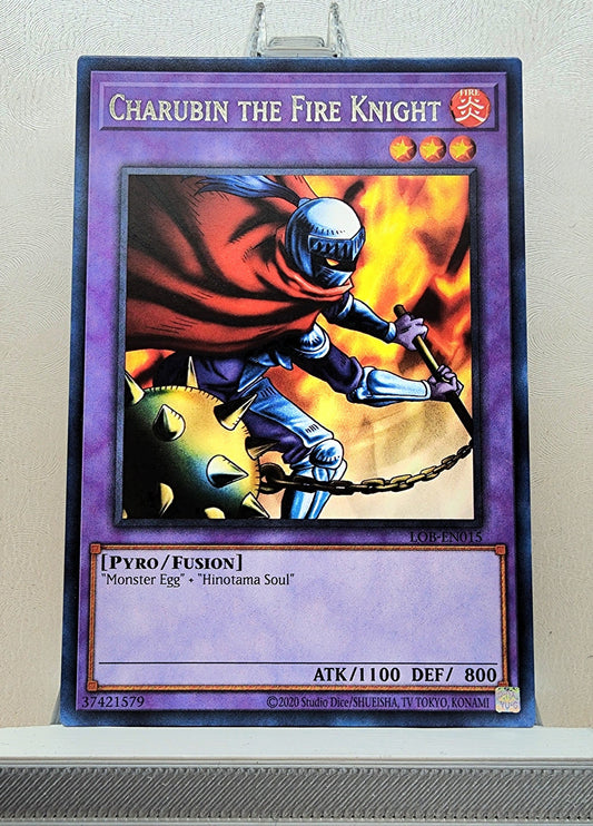 Yugioh! 1x Charubin the Fire Knight 25th Anniversary (LOB - Rare) Unli Edition