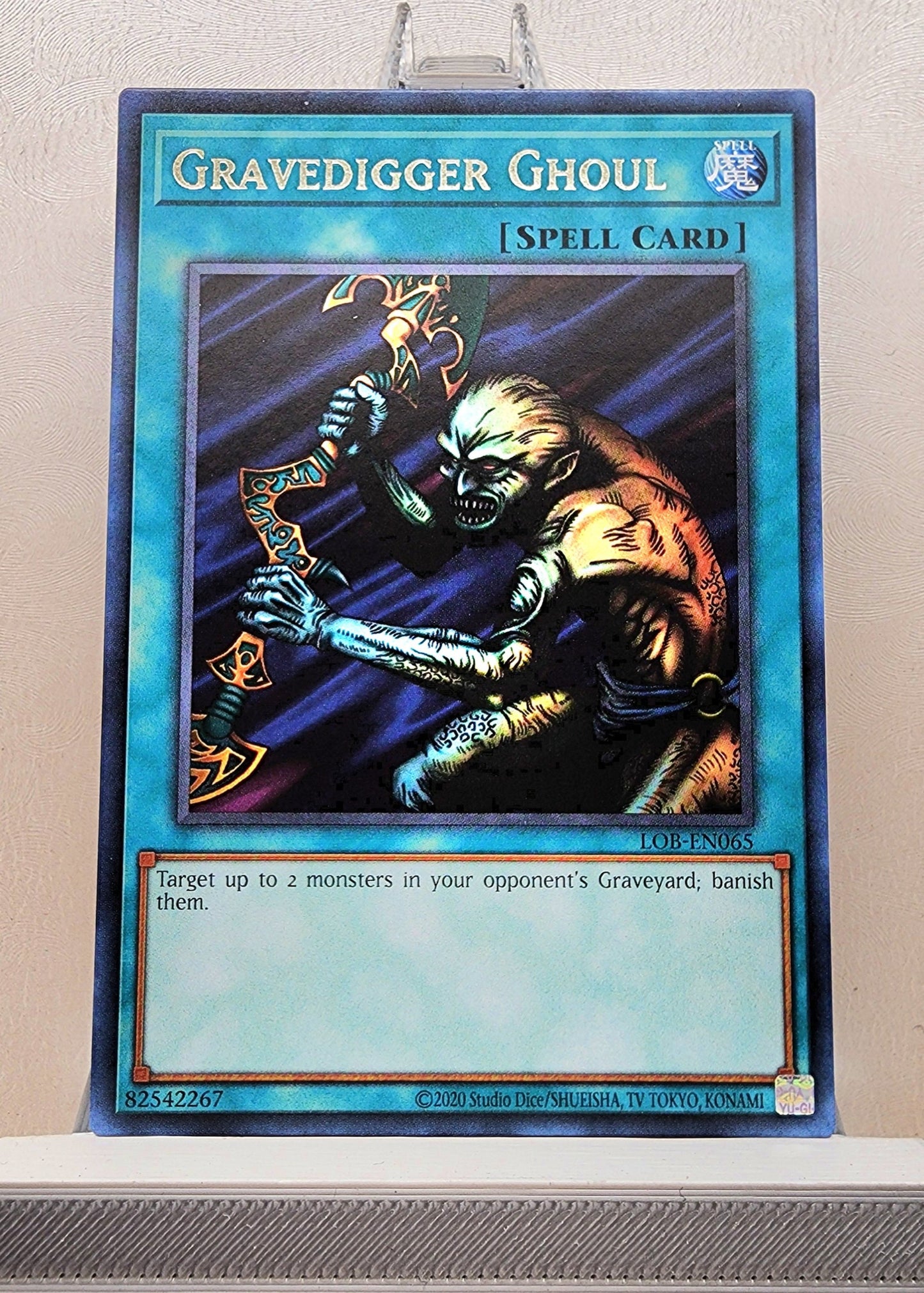 Yugioh! 1x Gravedigger Ghoul 25th Anniversary (LOB - Rare) Unli Edition