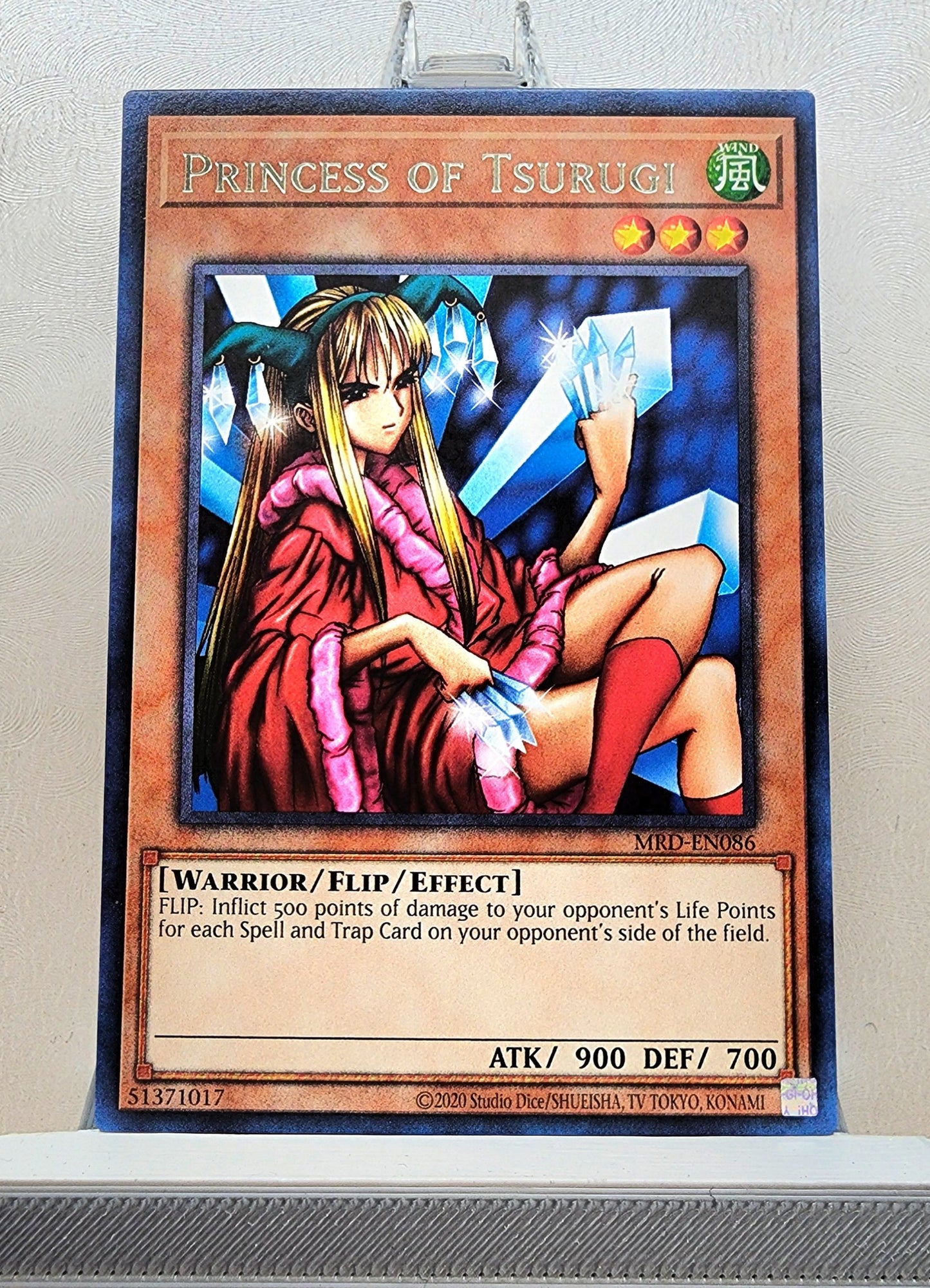 Yugioh! 1x Princess of Tsurugi 25th Anniversary (MRD - Rare) Unli Edition