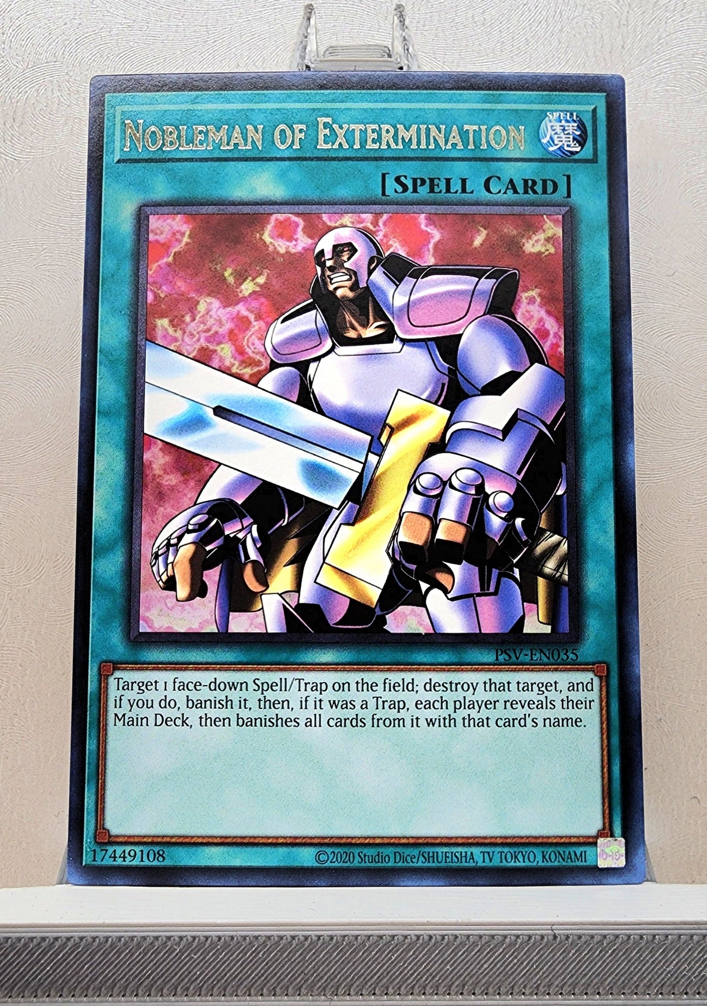 Yugioh! 1x Nobleman of Extermination 25th Anniversary (PSV - Rare) Unli Edition