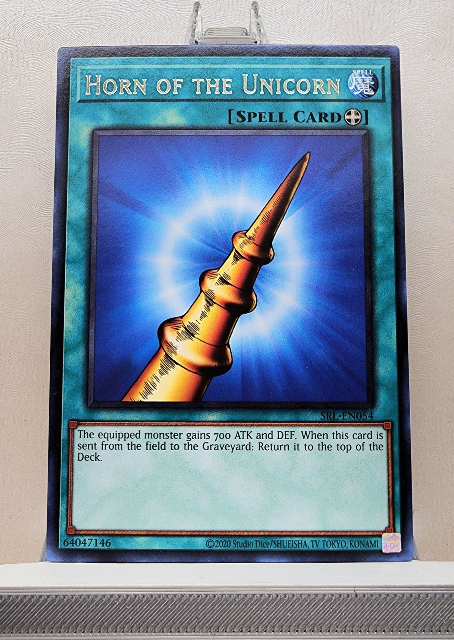 Yugioh! 1x Horn of the Unicorn 25th Anniversary (SRL - Rare) Unli Edition