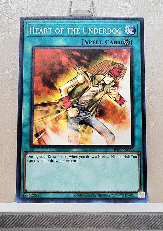 Yugioh! 1x Heart of the Underdog 25th Anniversary (IOC - Common) Unli Edition