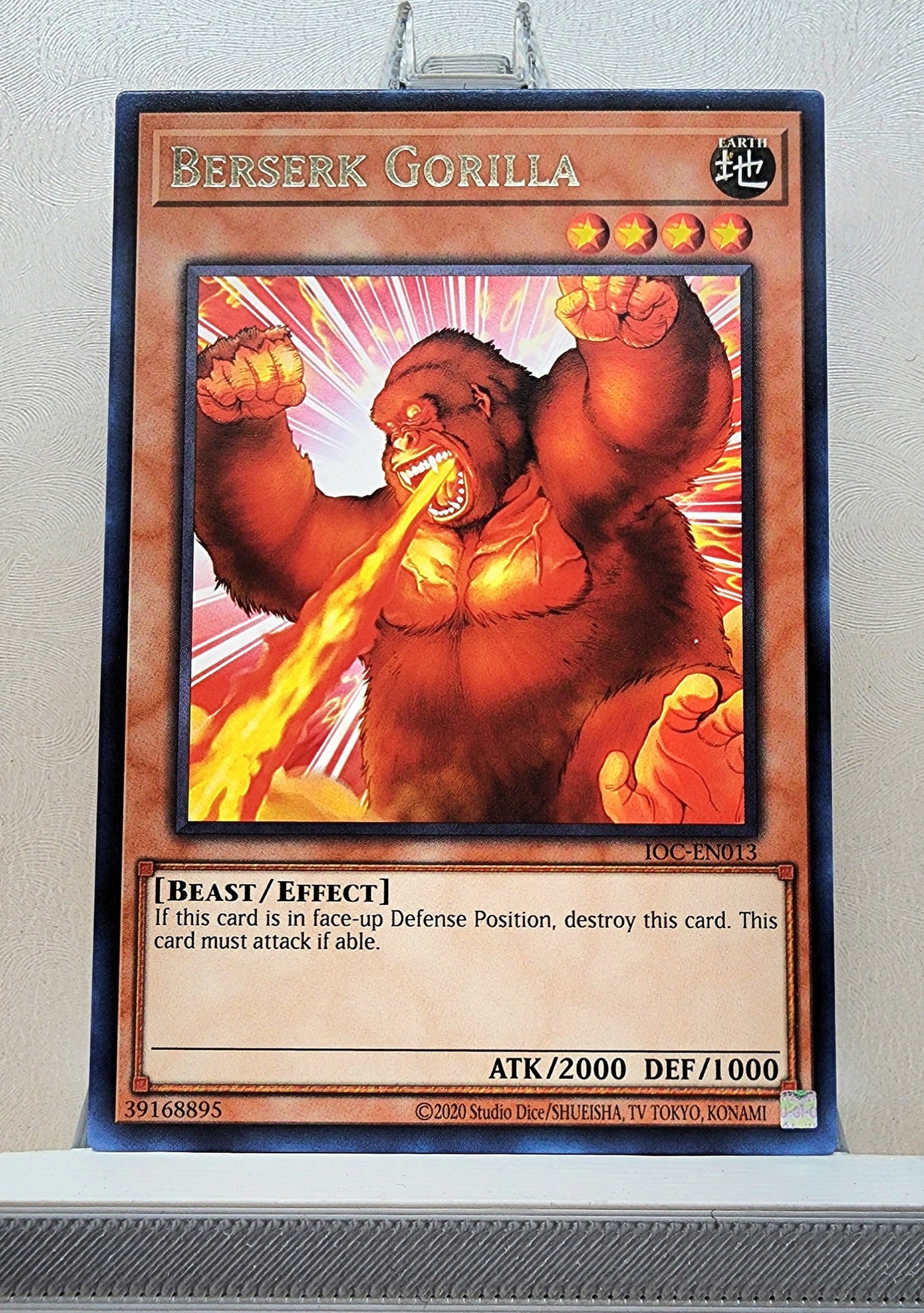 Yugioh! 1x Berserk Gorilla 25th Anniversary (IOC - Rare) Unli Edition