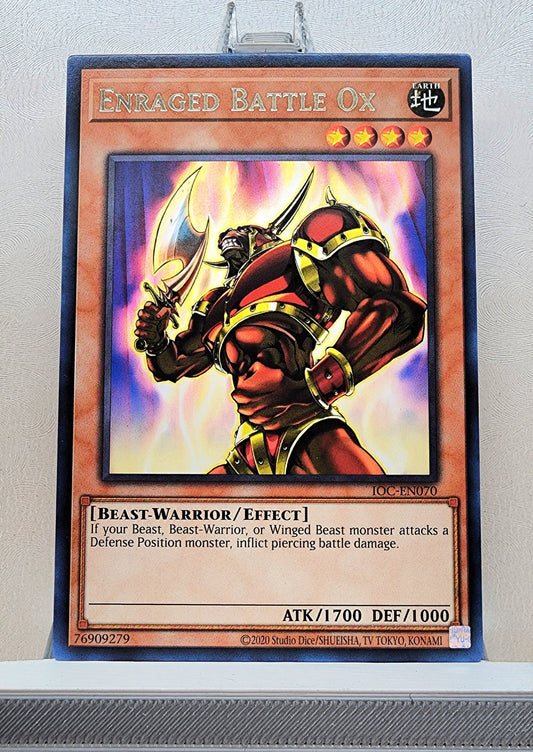 Yugioh! 1x Enraged Battle Ox 25th Anniversary (IOC - Rare) Unli Edition