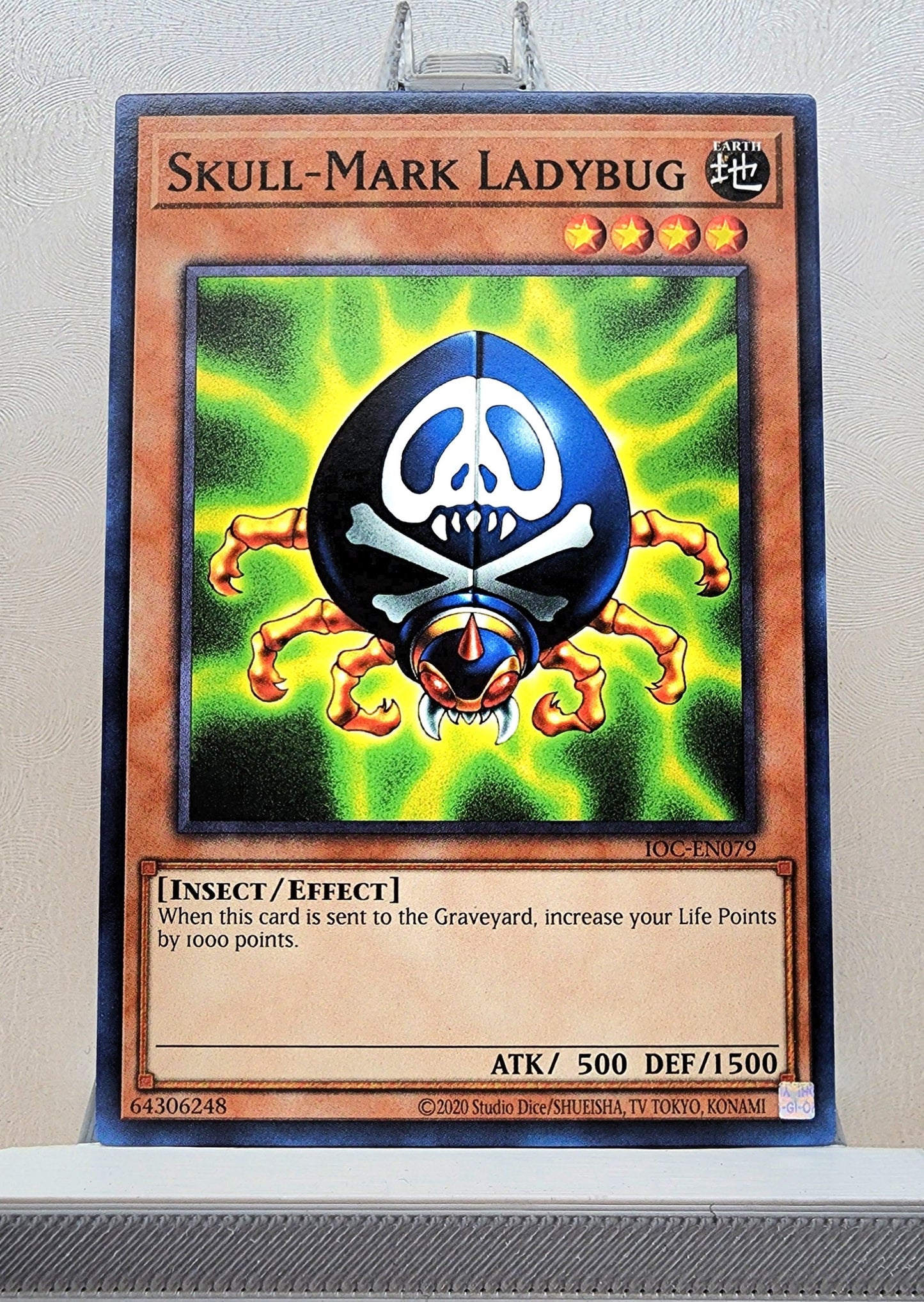 Yugioh! 1x Skull Mark Ladybug 25th Anniversary (IOC - Common) Unli Edition