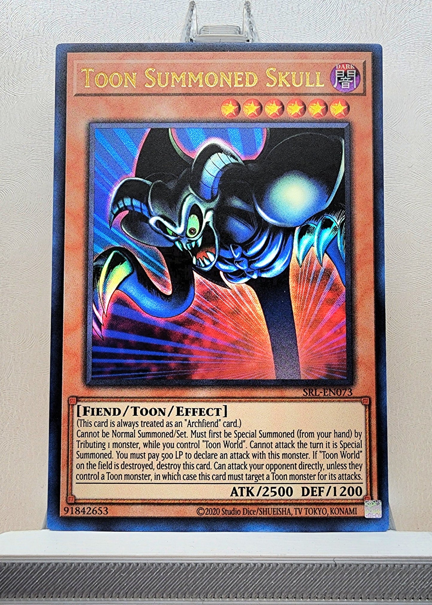 Yugioh! 1x Toon Summoned Skull 25th Anniversary (SRL - Ultra Rare) Unli Edition