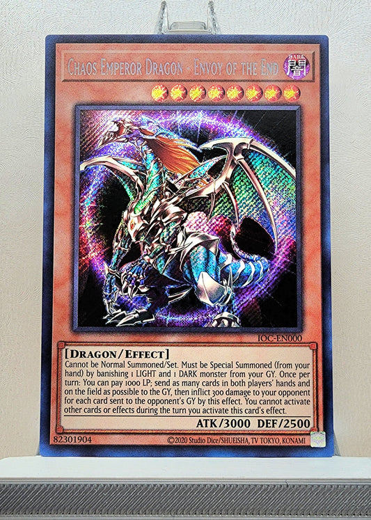 Yugioh! 1x Chaos Emperor Dragon - Envoy of the End 25th Anniversary (IOC - Secret Rare) Unli Edition