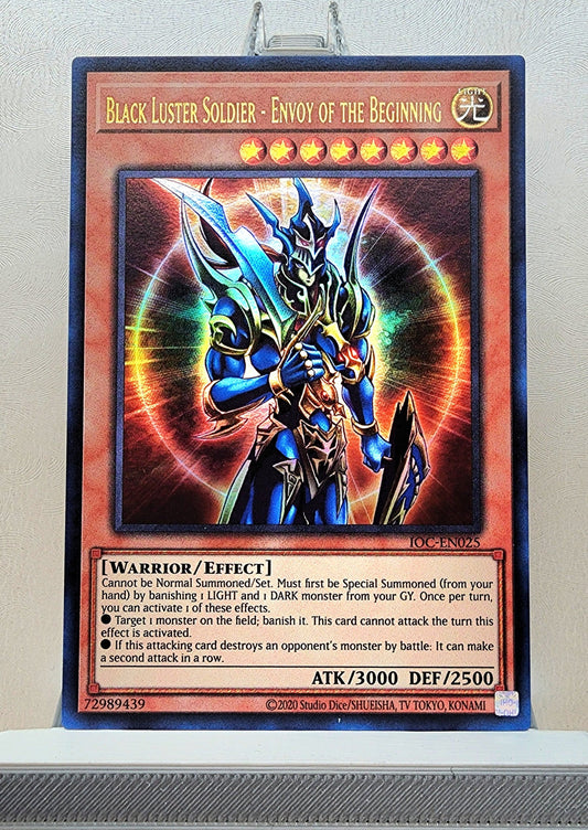 Yugioh! 1x Black Luster Soldier - Envoy of the Beginning 25th Anniversary (IOC - Ultra Rare) Unli Edition