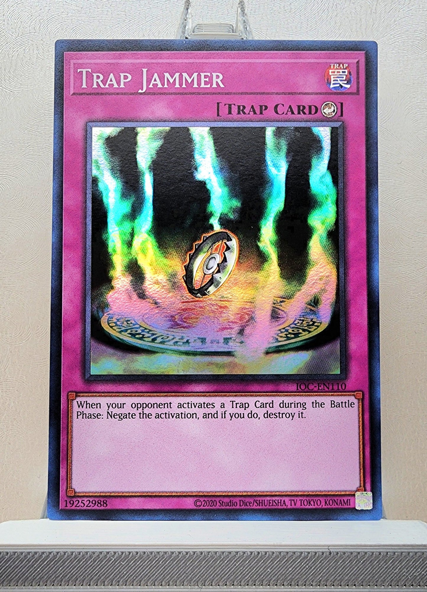 Yugioh! 1x Trap Jammer 25th Anniversary (IOC - Super Rare) Unli Edition