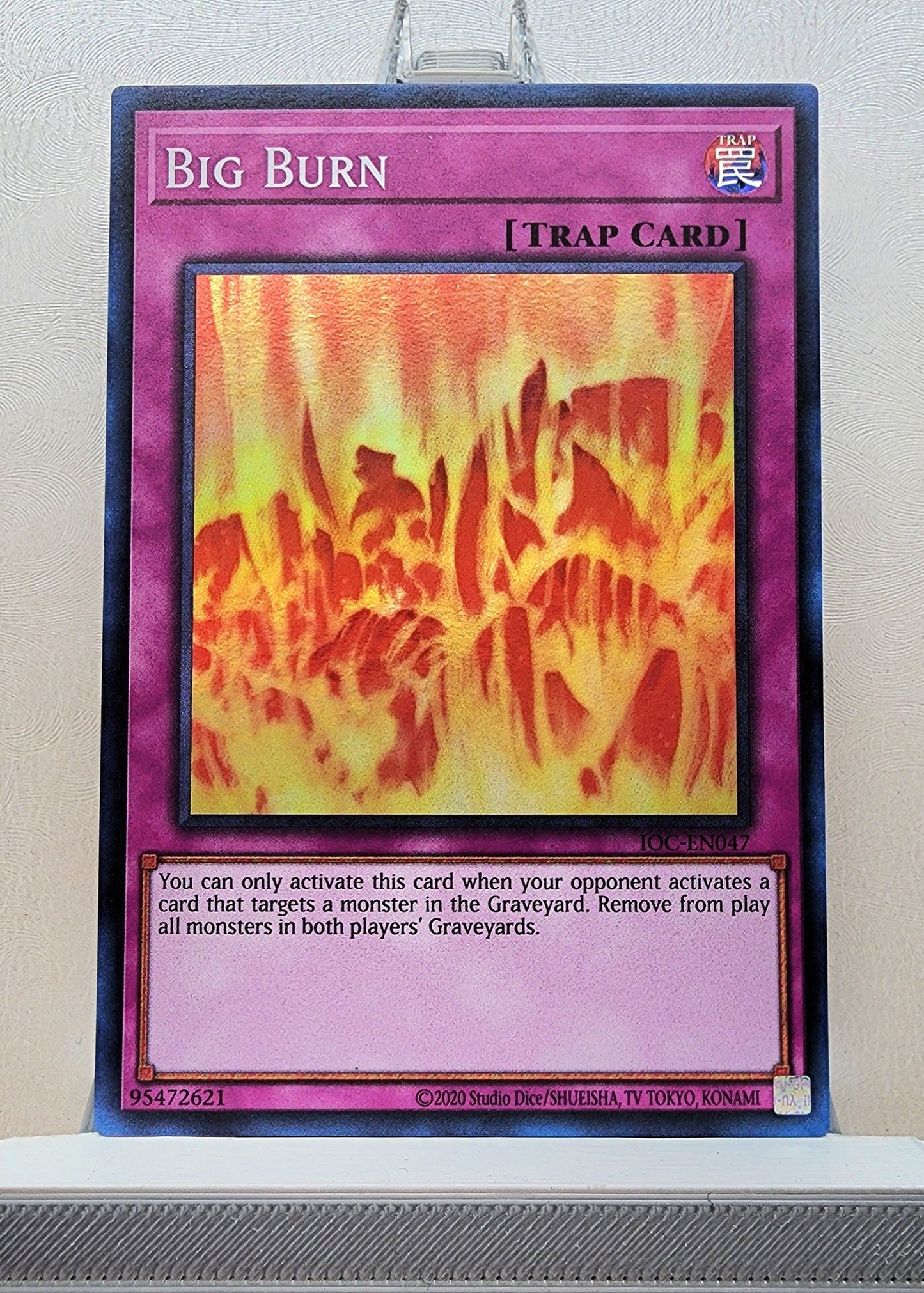 Yugioh! 1x Big Burn 25th Anniversary (IOC - Super Rare) Unli Edition