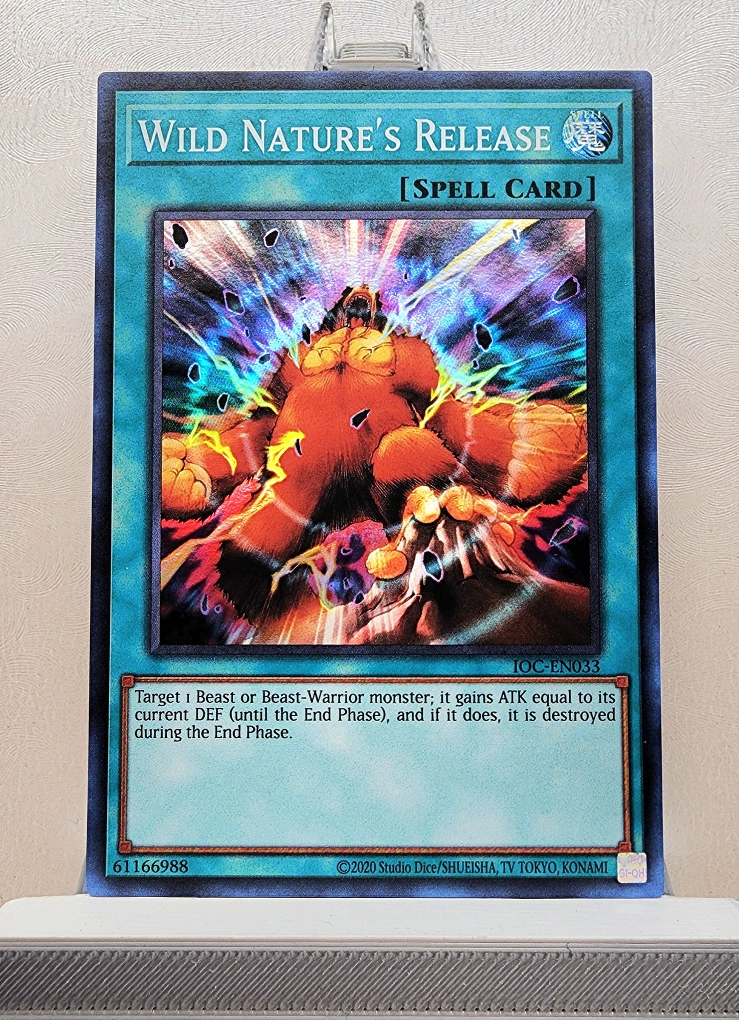 Yugioh! 1x Wild Nature's Release 25th Anniversary (IOC - Super Rare) Unli Edition