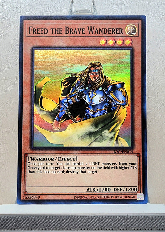 Yugioh! 1x Freed the Brave Wanderer 25th Anniversary (IOC - Super Rare) Unli Edition