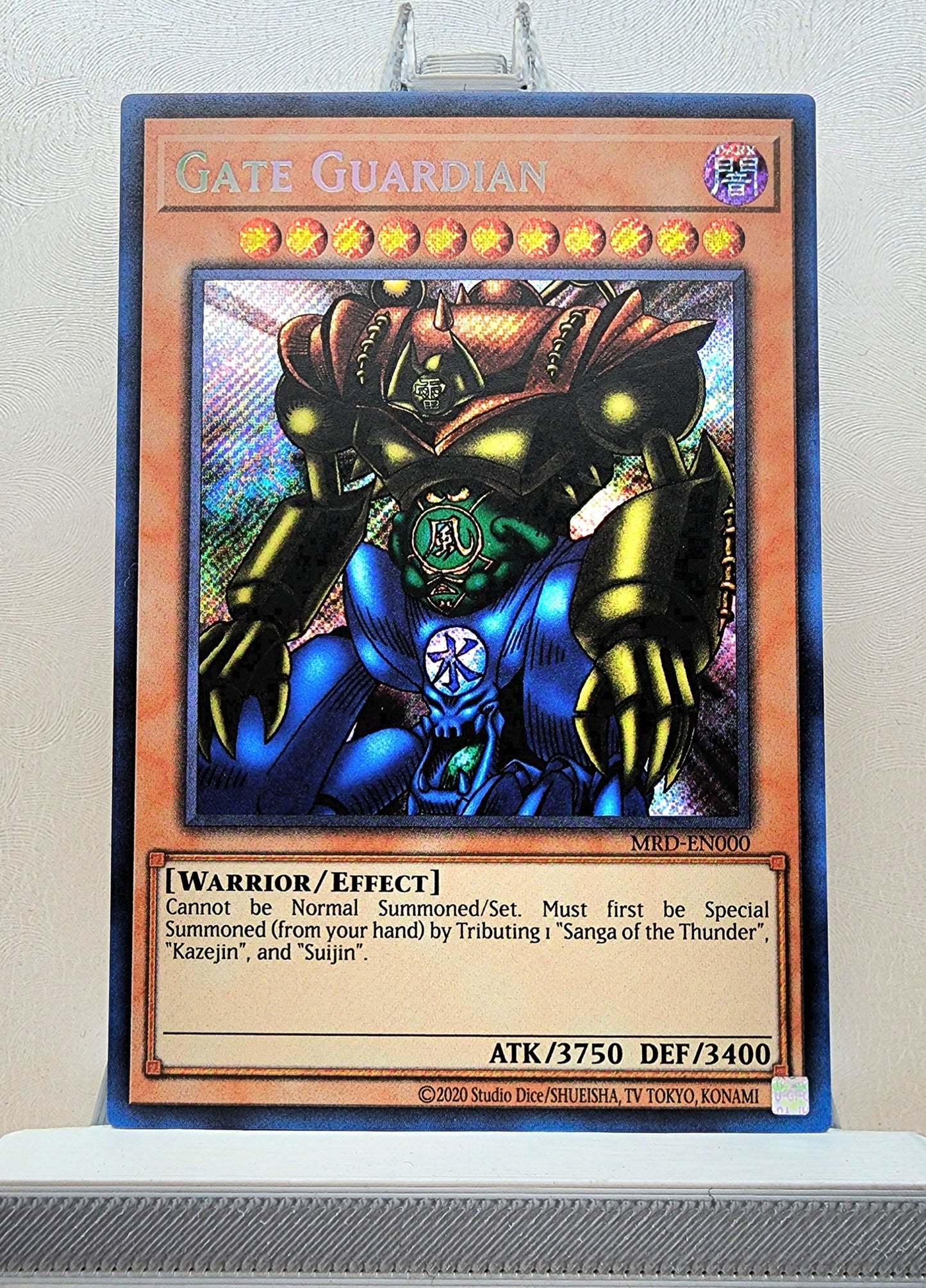 Yugioh! 1x Gate Guardian 25th Anniversary (MRD - Secret Rare) Unli Edition