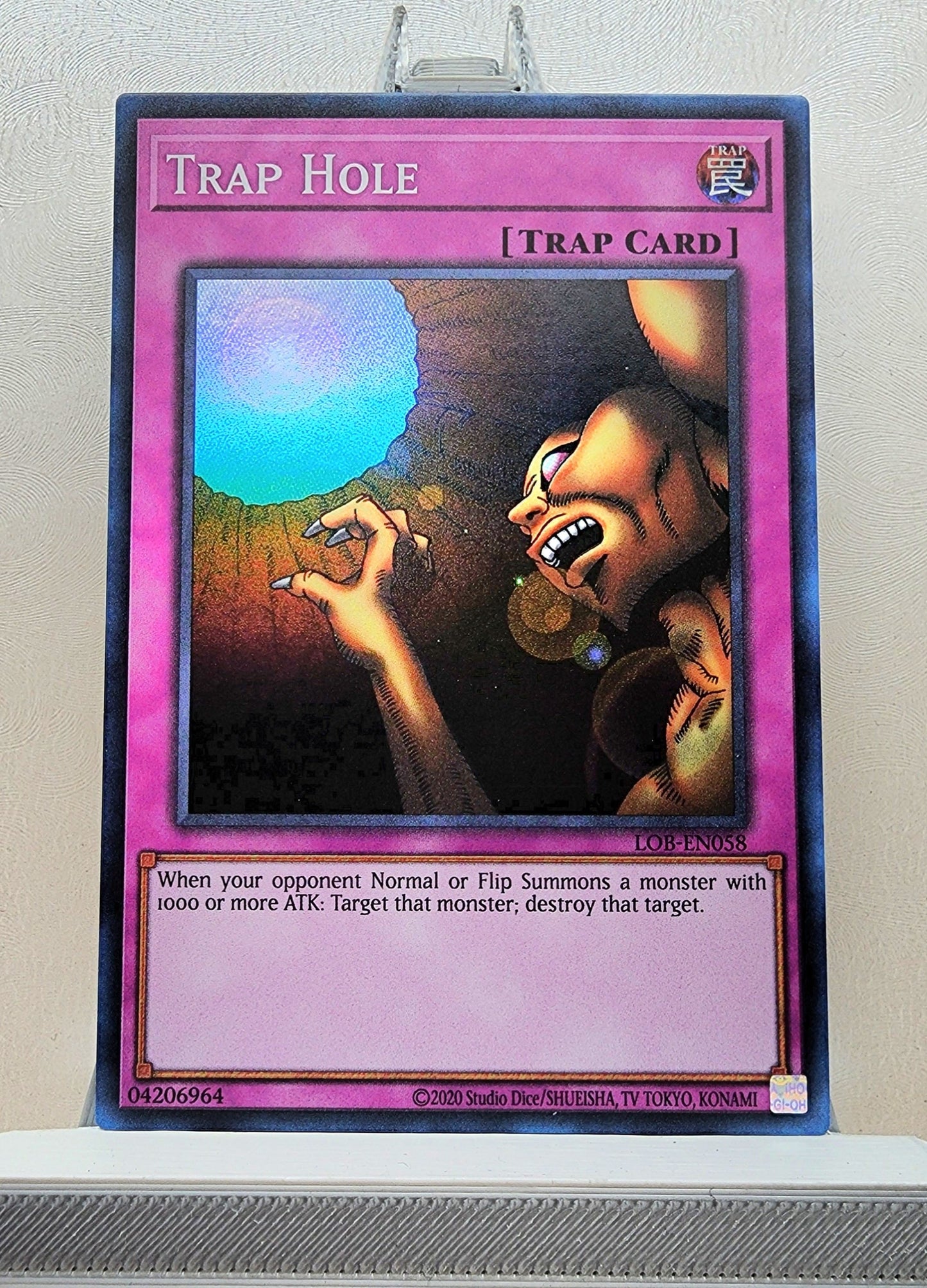 Yugioh! 1x Trap Hole 25th Anniversary (LOB - Super Rare) Unli Edition