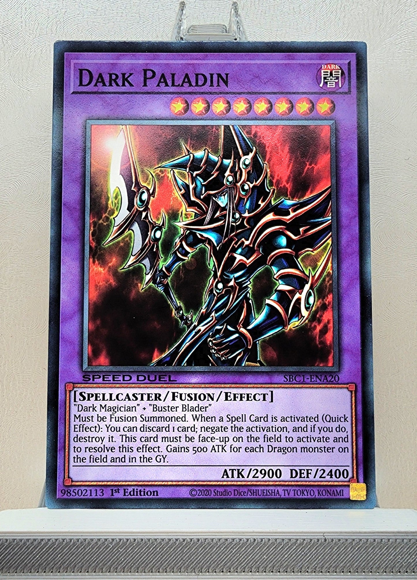 Yugioh! 1x Dark Paladin (SBC1 - Common) 1st Edition