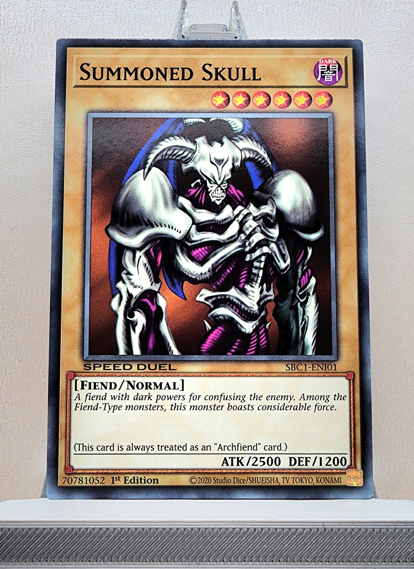 Yugioh! 1x Summoned Skull (DEM1/SBC1 - Common) 1st/Unli Edition