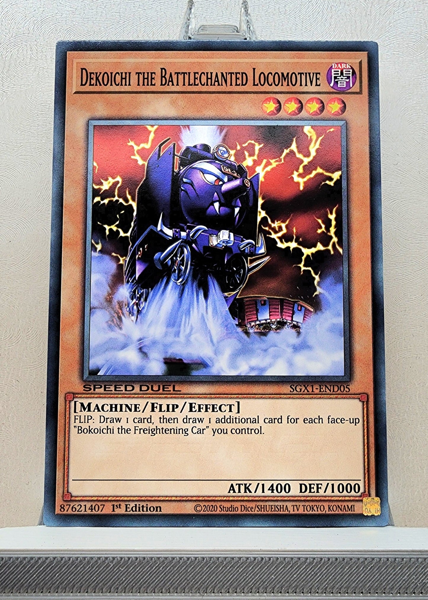 Yugioh! 1x Dekoichi the Battlechanted Locomotive (SGX1 - Common) 1st Edition