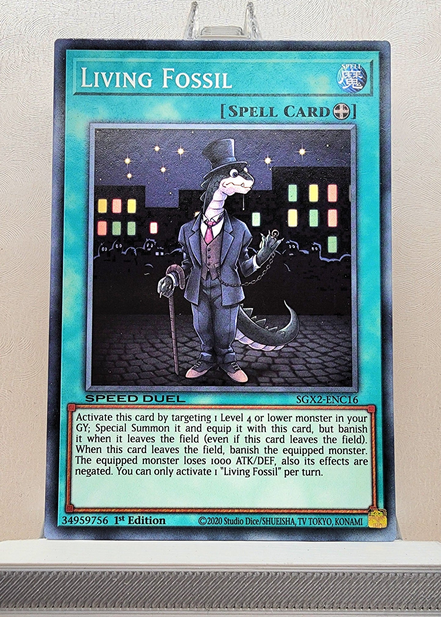 Yugioh! 1x Living Fossil (SGX2 - Common) 1st Edition