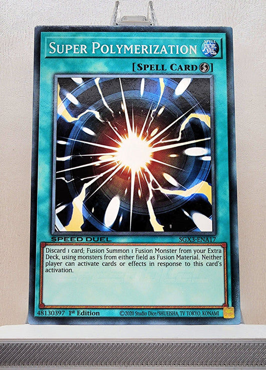 Yugioh! 1x Super Polymerization (SGX3/SDSH - Common) 1st Edition