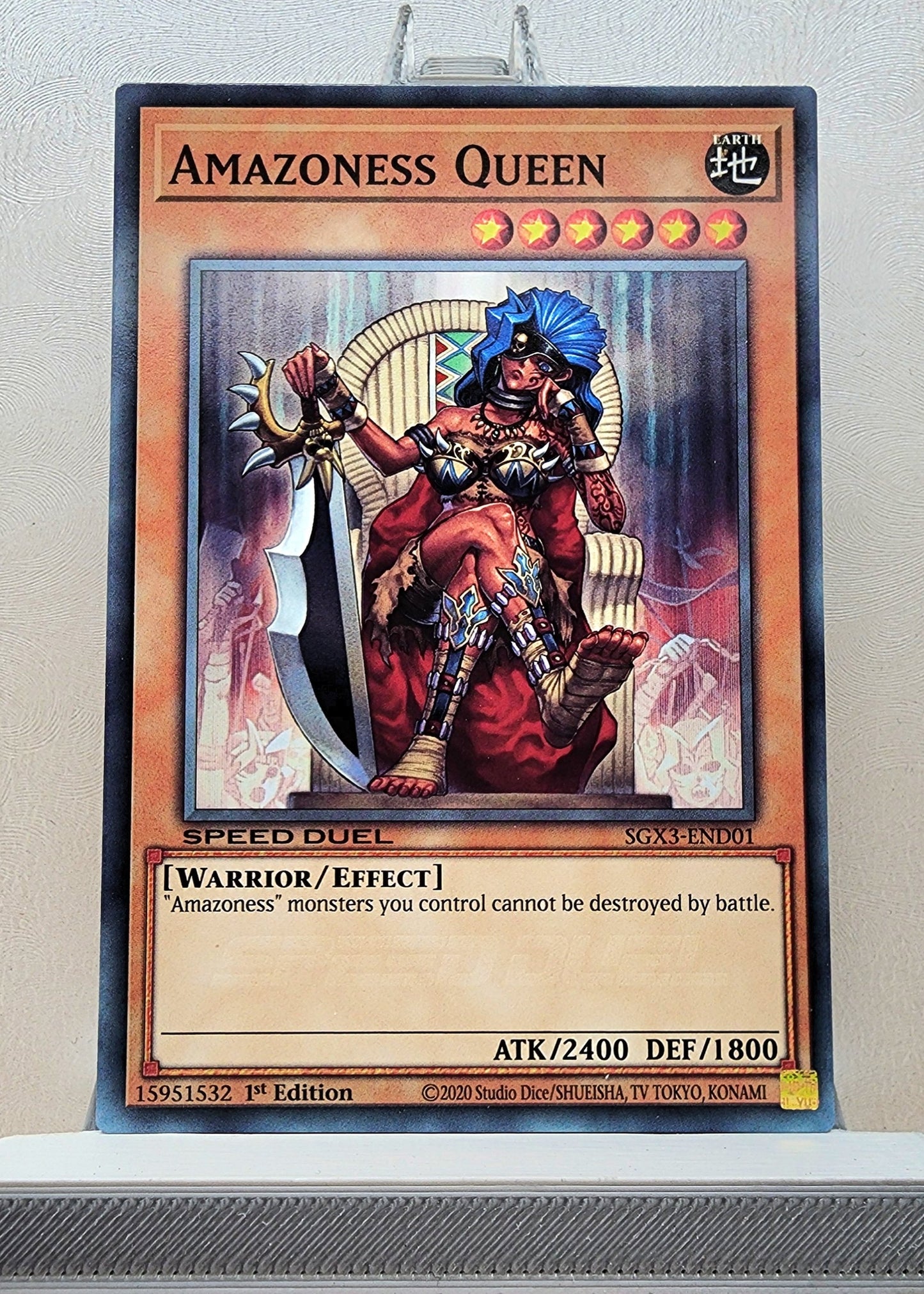 Yugioh! 1x Amazoness Queen (SGX3 - Common) 1st Edition