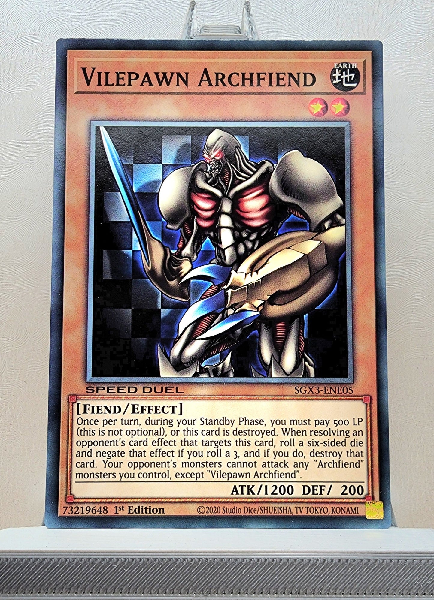 Yugioh! Speed Duel GX: Duelists of Shadows Singles - Set E/F (SGX3 - Common) 1st Edition