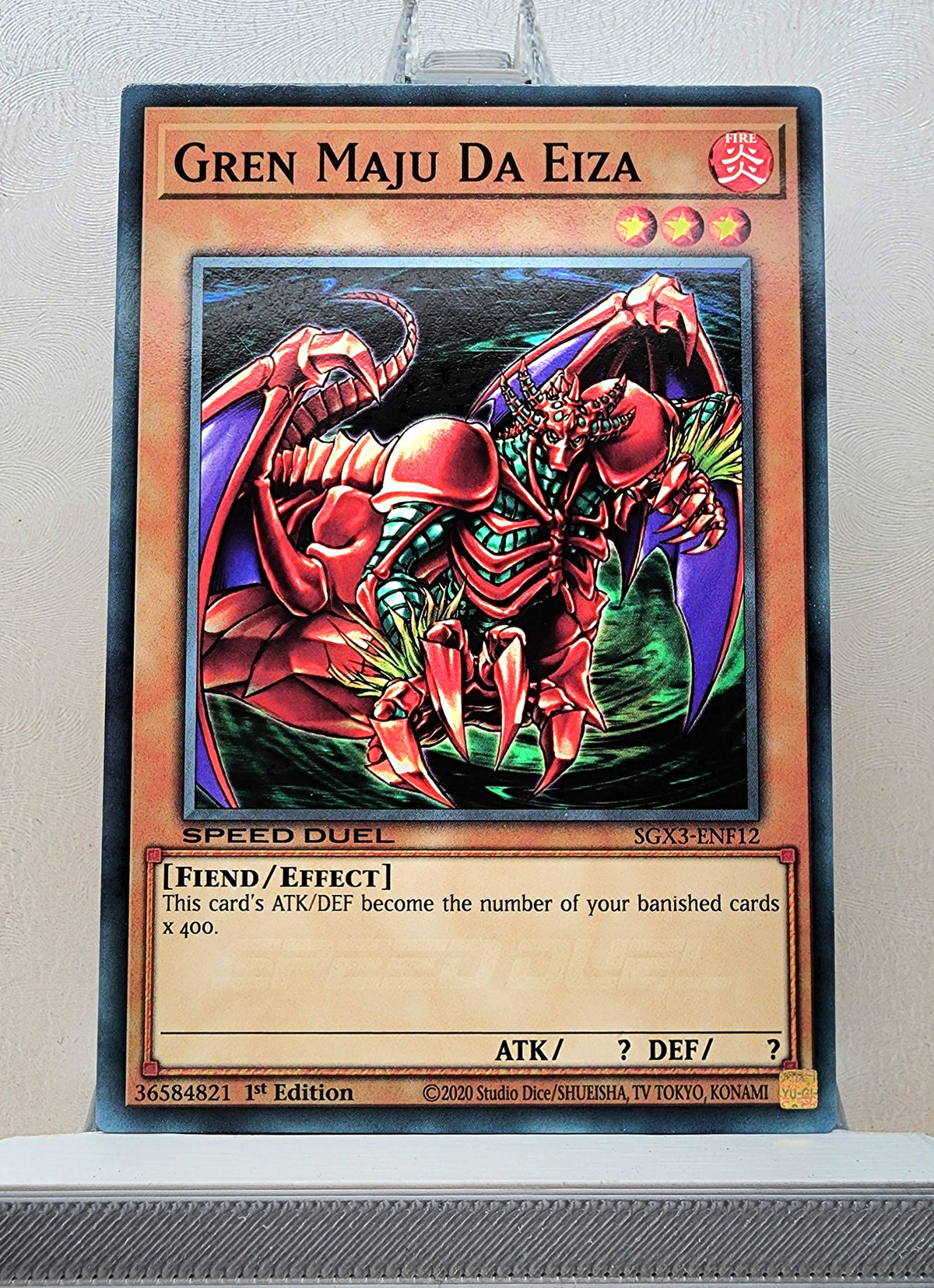 Yugioh! Speed Duel GX: Duelists of Shadows Singles - Set E/F (SGX3 - Common) 1st Edition