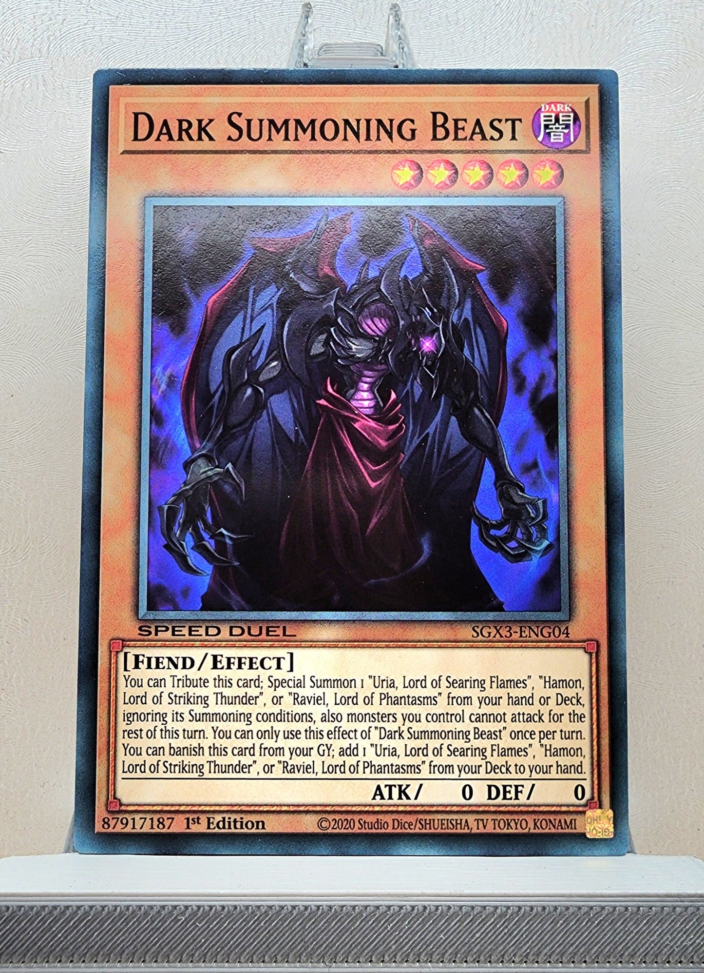 Yugioh! Speed Duel GX: Duelists of Shadows Singles - Set G/H (SGX3 - Common) 1st Edition