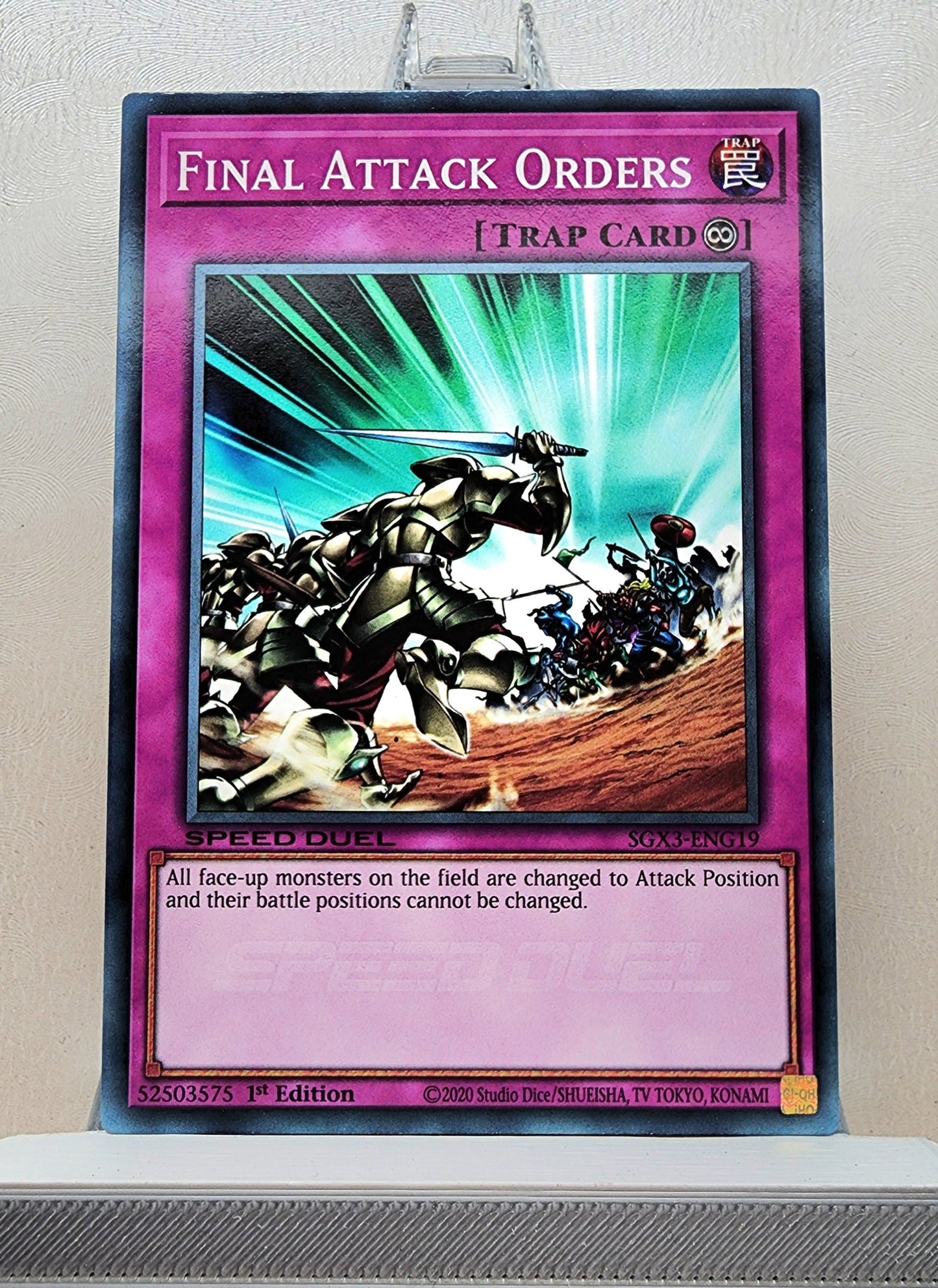 Yugioh! Speed Duel GX: Duelists of Shadows Singles - Set G/H (SGX3 - Common) 1st Edition