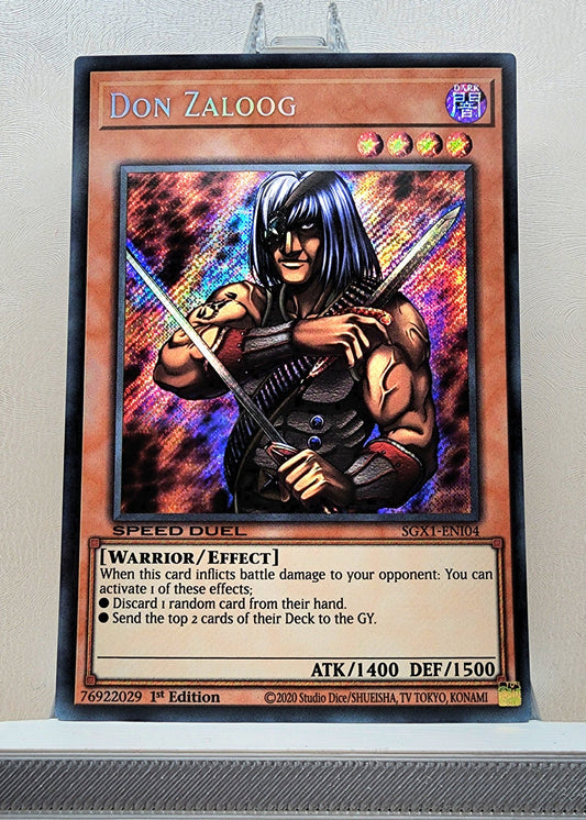 Yugioh! 1x Don Zaloog (SGX1 - Secret Rare) 1st Edition