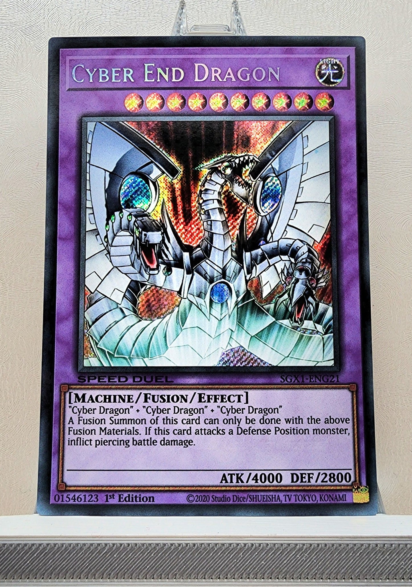 Yugioh! 1x Cyber End Dragon (SGX1 - Secret Rare) 1st Edition